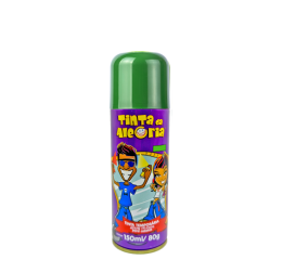 CARNAVAL TINTA P/CABELO SPRAY 150ML VERDE